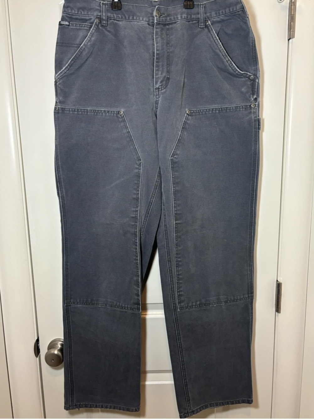 Vintage Sorel Men's Gray Straight Utility Doinle Knee Jeans #131